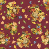 Pumpkin Patch Keeper Collection-Friendly Scarecrows-Burgundy-100% Cotton-49250103-01