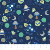 Fleece and Flannel 2025 Catalog-Lost in Space-Navy-Cotton Flannel-50240103B-02