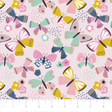 Fleece and Flannel 2025 Catalog-Playful Butterflies-Pink-Cotton Flannel-50240105B-01