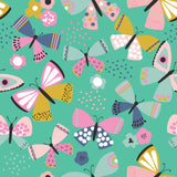 Fleece and Flannel 2025 Catalog-Playful Butterflies-Green-Cotton Flannel-50240105B-02