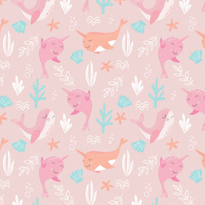 Fleece and Flannel 2025 Catalog-Under the Waves-Pink-Cotton Flannel-50240108B-01