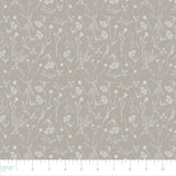Morning Lilac Collection-Pressed Floral-100% Cotton-Grey-52230105-01