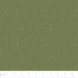 Morning Lilac Collection-Pressed Floral-100% Cotton-Green-52230105-03