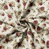 Dark Romance Collection-Blooming Beauty-Cream-100% Cotton-52240102-01
