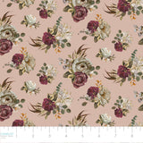 Dark Romance Collection-Blooming Beauty-Dusty Rose-100% Cotton-52240102-04