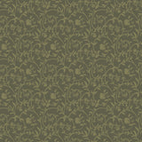 Dark Romance Collection-Briars and Blossoms-Olive-100% Cotton-52240104-01
