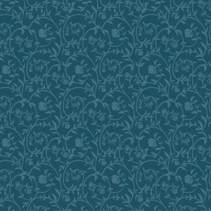 Dark Romance Collection-Briars and Blossoms-Denim-100% Cotton-52240104-02