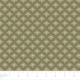 Dark Romance Collection-Dainty Damask-Olive-100% Cotton-52240105-01