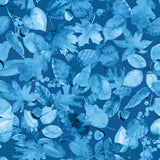 Wanderer of the Woods Collection-Lush Undergrowth-Blue-100% Cotton-55230305-04