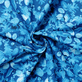 Wanderer of the Woods Collection-Lush Undergrowth-Blue-100% Cotton-55230305-04