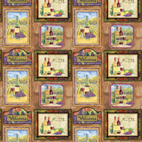 Aged Vineyard Collection-Posters-100% Cotton-Multi-55230501-01