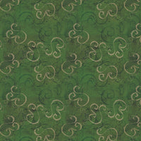 Aged Vineyard Collection-Scrolls-100% Cotton-Green-55230507-01