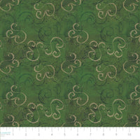 Aged Vineyard Collection-Scrolls-100% Cotton-Green-55230507-01