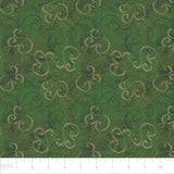 Aged Vineyard Collection-Scrolls-100% Cotton-Green-55230507-01