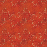 Aged Vineyard Collection-Scrolls-100% Cotton-Red-55230507-04