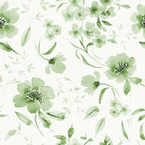 Peace and Wildflowers Collection-Sway in the Wind-Green-Quilting Fabrics-55240101-03