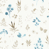 Peace and Wildflowers Collection-Mixed Wildflowers-Beige-Quilting Fabrics-55240103-01