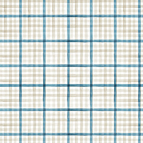 Peace and Wildflowers Collection-Peaceful Plaid-Beige-Quilting Fabrics-55240104-01