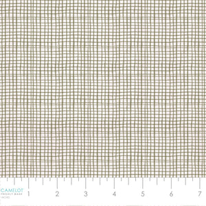 Fluttering Blooms Collection-Rough Grid-Sage-Quilting Fabrics-55240205-01