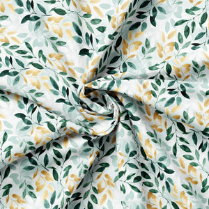 Golden Hour Collection-Cascading Vines-White-100% Cotton-55240304-01