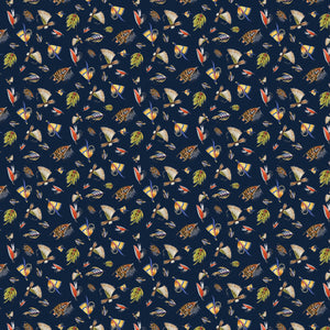 Fishful Thinking Collection-Fishing Lures-Navy-Quilting Cotton-55240403-02