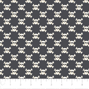 Fleece and Flannel 2025 Catalog-Skulls-Black-Cotton Flannel-56240103B-02