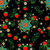 Truth Collection-Sacred Strawberries-Black-100% Cotton-57240103-02