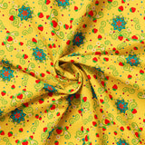 Truth Collection-Sacred Strawberries-Yellow-100% Cotton-57240103-03