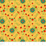 Truth Collection-Sacred Strawberries-Yellow-100% Cotton-57240103-03