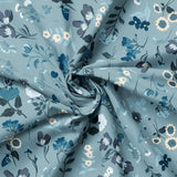 Midnights in Bloom Collection-Stems-100% Cotton-Grey Blue-58230502-03
