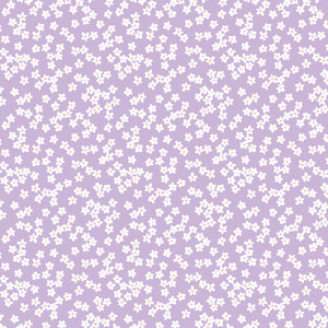 Daisy and Lilly  Collection-Floral Clusters-Light Purple-Quilting Fabrics-58240104-01