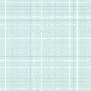Daisy and Lilly  Collection-Windowpane Plaid-Light Blue-Quilting Fabrics-58240107-01
