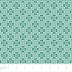 Lemon Drop Collection-Tiles-Green-Quilting Fabrics-58240207-03
