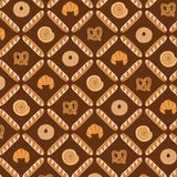I Love Carbs Collection-Bakery Lattice-Dark Brown-58240705-02