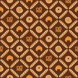 I Love Carbs Collection-Bakery Lattice-Dark Brown-58240705-02