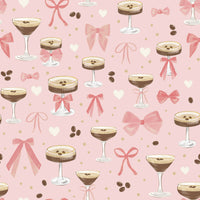 Tini Time Collection-Sipping Pretty-Light Pink-100% Cotton-58250301-01