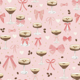 Tini Time Collection-Sipping Pretty-Light Pink-100% Cotton-58250301-01