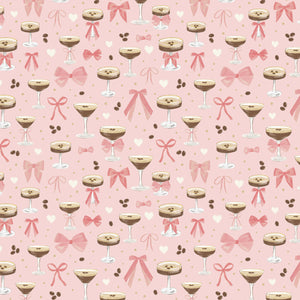 Tini Time Collection-Sipping Pretty-Light Pink-100% Cotton-58250301-01