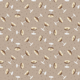 Tini Time Collection-Espresso Martini Toss-Taupe-100% Cotton-58250303-03