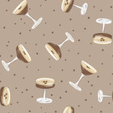 Tini Time Collection-Espresso Martini Toss-Taupe-100% Cotton-58250303-03
