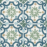 Garden Seeds Collection-Tiles Wide Width 108"-Multi-100% Cotton 66230102W-01