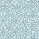 Garden Seeds Collection-Tulip Tiles-Blue-100% Cotton 66230104-01