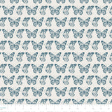 Garden Seeds Collection-Butterflies-Navy-100% Cotton 66230105-04