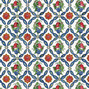 Sweet Summer Collection-Summer Trellis-Multi-100% Cotton 66230204-01