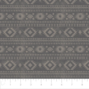 Fleece and Flannel 2024 Catalog-Textured Geo Stripe-Charcoal-Cotton Flannel-66230302B-01