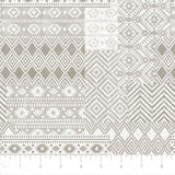 Fleece and Flannel 2024 Catalog-Textured Geo Patchwork-Cream-Cotton Flannel-66230303B-01