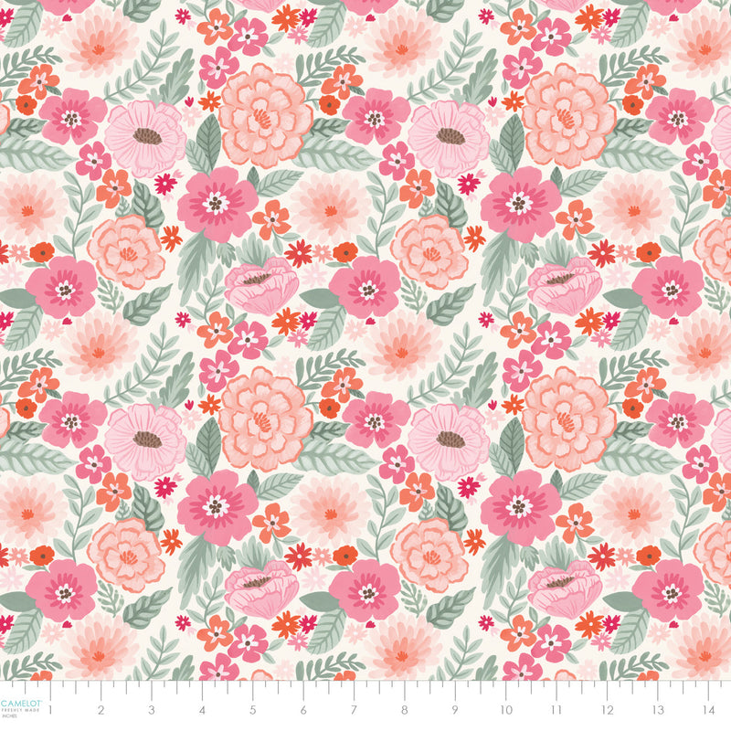 Blooming Hearts Collection-Forever Blooms-Cream-66240201-01