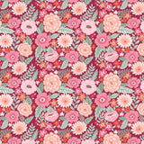 Blooming Hearts Collection-Forever Blooms-Burgundy-66240201-02