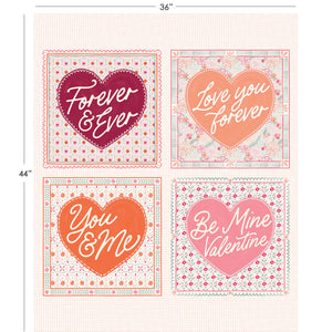 Blooming Hearts Collection-Love Letter Panel-Multi-66240208P-01