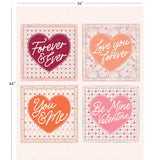 Blooming Hearts Collection-Love Letter Panel-Multi-66240208P-01
